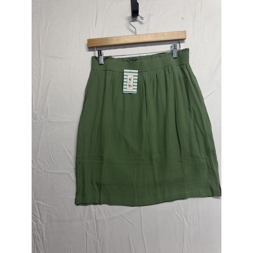 Tulip B Designed by J317 A-Line Skirt Women's Medium Textured Elastic Waist NWT - Picture 2 of 6